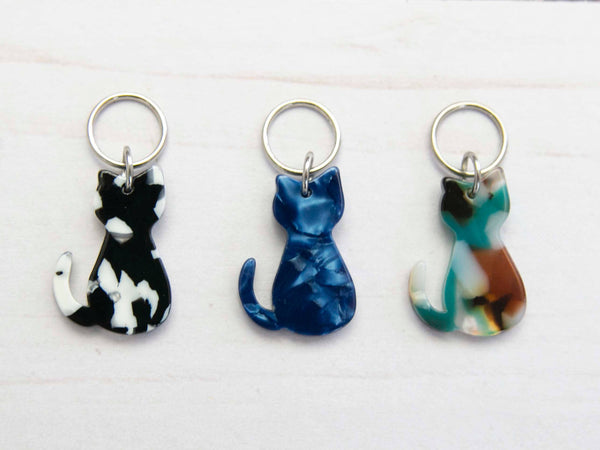 Marqueurs Bold Cat Stitch Markers, notions de tricot