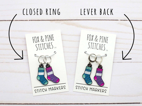 Chaussettes chaudes et douillettes | Stitch Markers Knitting Notions