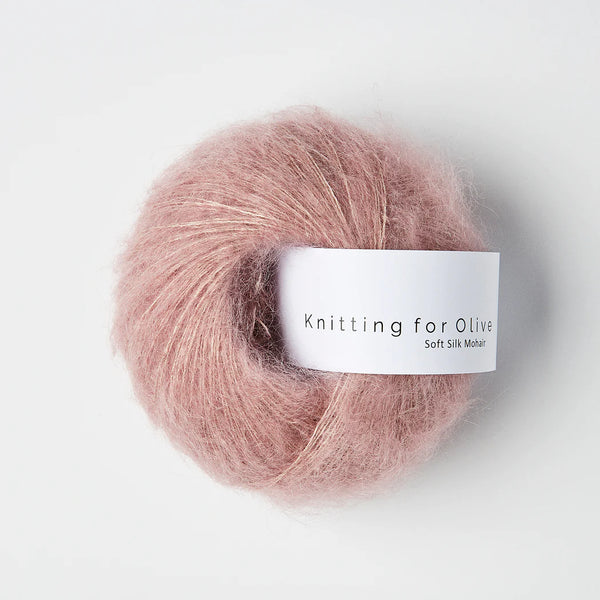 SOFT SILK MOHAIR DE KNITTING FOR OLIVE