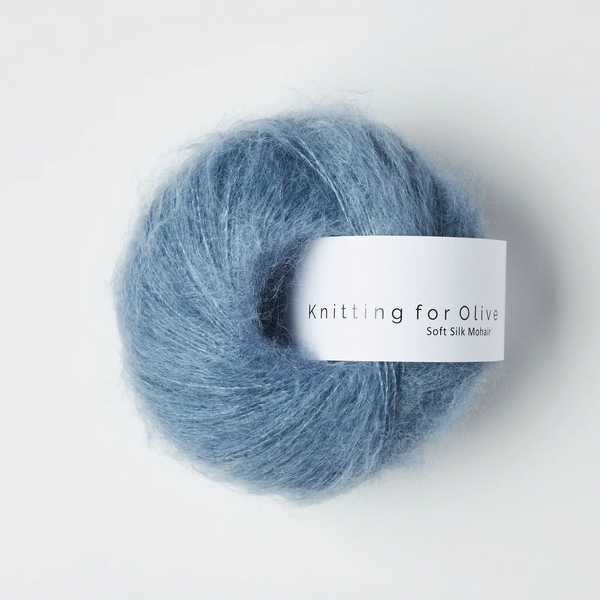 SOFT SILK MOHAIR DE KNITTING FOR OLIVE