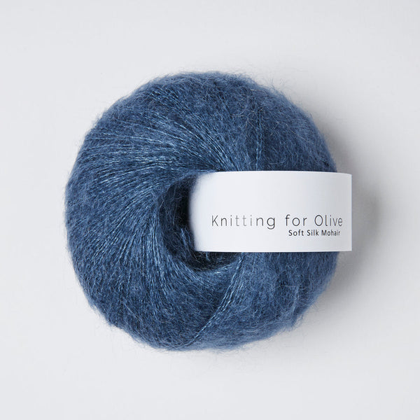 SOFT SILK MOHAIR DE KNITTING FOR OLIVE