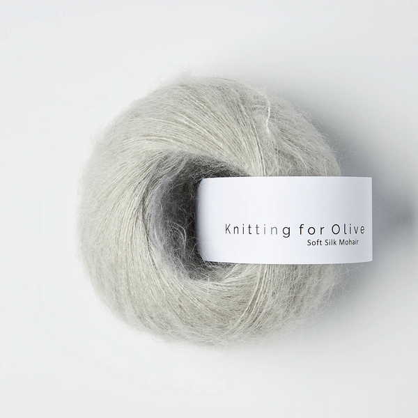 SOFT SILK MOHAIR DE KNITTING FOR OLIVE