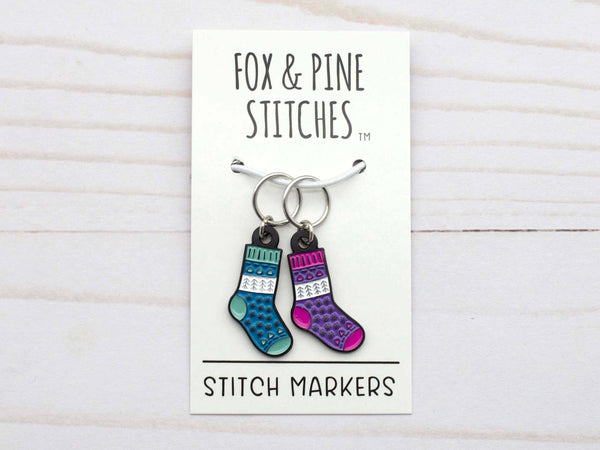 Chaussettes chaudes et douillettes | Stitch Markers Knitting Notions